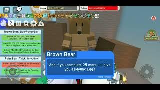 Completing 75th Brown Bear Quest | Bee Swarm Simulator