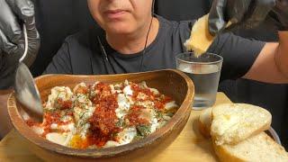 Bol soslu mantı mukbang asmr | İçince sapıtan İngilizler