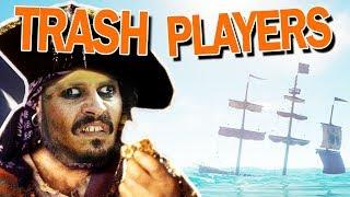 TRASH PLAYERS - Sea of Thieves Funny Moments, Glitches and Fails