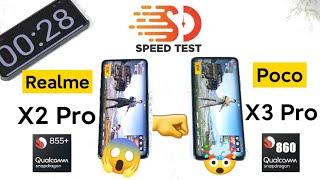 Poco X3 Pro vs Realme X2 Pro Speedtest Comparison Snapdragon 860 vs 855+ 