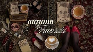 autumn favorites (clothing, books, makeup, etc.)