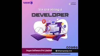 We Are Hiring A Developer Sagar Software Private Limited #sagarSoftwarePvtLimited