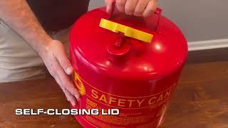 Safety Can with Self Closing Lid (Eagle Gas Can)