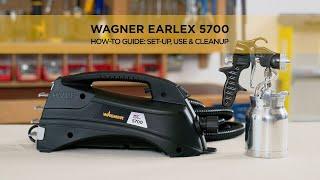 Wagner Earlex 5700 Paint Sprayer Setup, Spraying & Cleanup