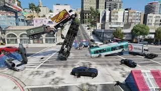 Mini NPC Stunt Jump in Grand Theft Auto V 2024 ep39