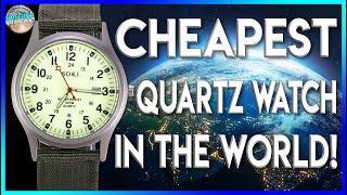 Cheapest Quartz Watch In The World! | SOKI Full Lume 30m Quartz Field Watch Unbox & Review