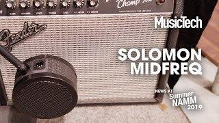 Demo: Solomon Design MidFreq is a sub-kick mic for guitar #SummerNAMM2019