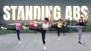 30 MIN Standing Abs Cardio Workout | Low Impact  | No Jumping | Toned Waist | NO REPEAT