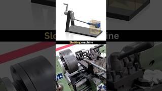 Different Mechanism for a same purpose - Rotary to Linear motion  Slotting Machine #cad #3ddesign