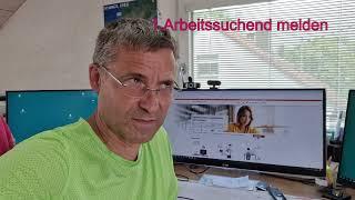 Online Arbeitslos und Arbeitssuchend melden. BundID mit Smartphone und Online-Ausweis erstellen