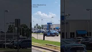 Car flies over buckled pavement in Missouri