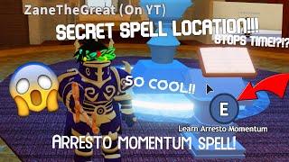 Arresto Momentum Location I Forgotten Spell That Stops Time I Roblox I Ro-Wizard