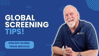 Global Trade Screening Expertise