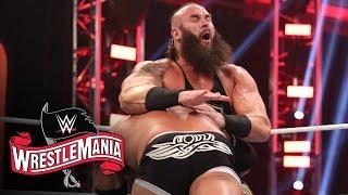 Braun Strowman survives four spears from Goldberg: WrestleMania 36 (WWE Network Exclusive)