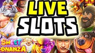  RANDOM MICHAEL LIVE SLOTS & BIG WINS  BONUS BUYS NEW BIG BASS BONANZA SLOT