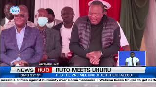 President Ruto visits former president Uhuru Kenyatta in his Ichaweri home in Gatundu