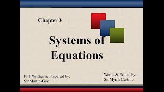 Solving Systems of Linear Equations  |  College & Advanced Algebra