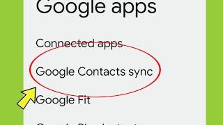 Google Contact Sync Settings in Oneplus Nord ce3