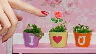 DIY Miniature Dollhouse Plants - How to Make Miniature Dollhouse Things