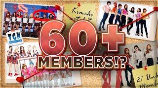 Over 60 MEMBERS!? The History of KPOP Girl Group Leader'S