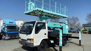 Автовышка-платформа Aichi TZ12A 12 метров на базе Isuzu Elf