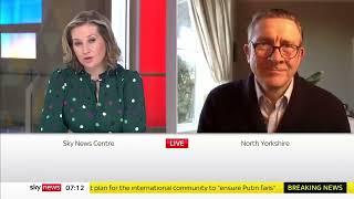 Sky News Breakfast  Ukraine's President tells his people not to retreat