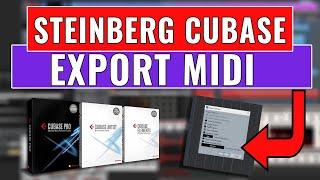 Steinberg #Cubase: How to Export MIDI in Steinberg Cubase - OBEDIA Cubase Training