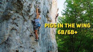 Скалолазание "Pigs in the wing 6b/6b+" Бахчисарай.