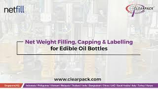 Edible Oil Packing machine | Edible Oil Bottle Filling, Capping & Labelling Machine | Clearpack