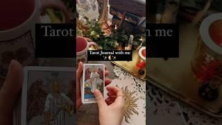 Tarot Journal With Me #tarotjournaling #tarotjournal #learningtarot #learningtarot #journalwithme