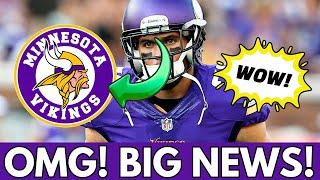 OUT NOW: VIKINGS RECEIVE SURPRISING NEWS AHEAD OF GAME AGAINST PACKERS! MINNESOTA VIKINGS NEWS