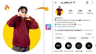 Instagram 3D Profile Photo Editing | Instagram Dp Editing | Instagram Creative Photo Editing Picsart