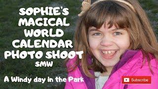 SOPHIE'S MAGICAL WORLD CALENDAR PHOTO SHOOT SMW a windy day in the Park