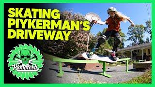 Skate At Home - Skating Ramptech Ramps in Aaron Piykerman's Driveway