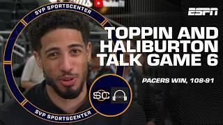 Obi Toppin & Tyrese Haliburton recap Pacers’ win to force Game 7 vs. Thunder | SC with SVP