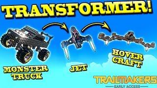 TRANSFORMERS! Monster Truck ▶ Jet ▶ Hovercraft! - Trailmakers Gameplay Free Weekend Ep3