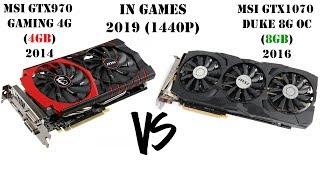 Удачный апгрейд видеокарты в 2019 году?! Сравнение GTX970 vs GTX1070 в играх при 1440p