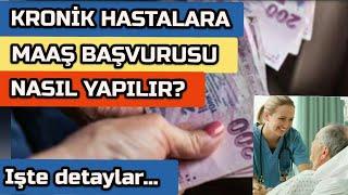 Kronik Hastalara Yardım Başvurusu Nasıl Yapılır ?