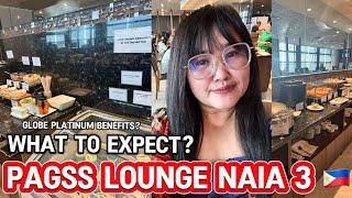 PAGSS LOUNGE Food Experience at NAIA 3 Manila Philippines | Unlimited Food ️