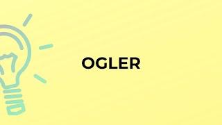 What is the meaning of the word OGLER?