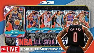 ALL STAR HISTORY PACKS TOMORROW WITH PINK DIAMOND DAMIAN LILLARD! NBA 2k25 Myteam Season 1 Grind