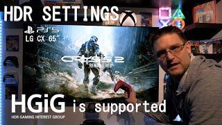 Crysis 2 Remastered - HDR Settings - PS5 - LG CX - This game supports HGiG / HDR Calibration Menu