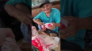 Giving away Jollibee in Manila, Philippines 