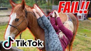 Recreating EQUESTRIAN TIK TOKS!