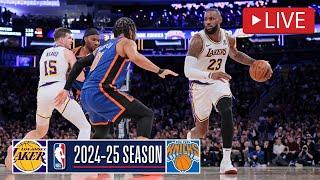 LIVE! LA Lakers vs New York Knicks | March 6, 2025 | Knicks vs Lakers NBA LIVE 2K25