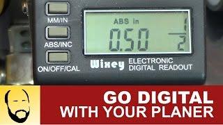 Installing a Wixey WR510 Digtial Planer Readout on a DeWalt DW735 Planer