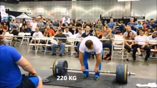 Alexey Tyukalov 220 kg, Apollon Axle(Iron Mind)