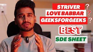 Love Babbar DSA Sheet Vs Striver’s SDE Sheet Vs GFG's SDE Sheet | SDE Interview Preparation