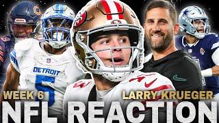 NFL Reaction: Lions DOMINATE vs Cowboys & Eagles Escape  - 49ers Perspective in Week 6