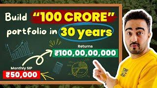 How to Build ₹100 Crore Wealth with Just ₹50,000 Monthly SIP in 30 Years